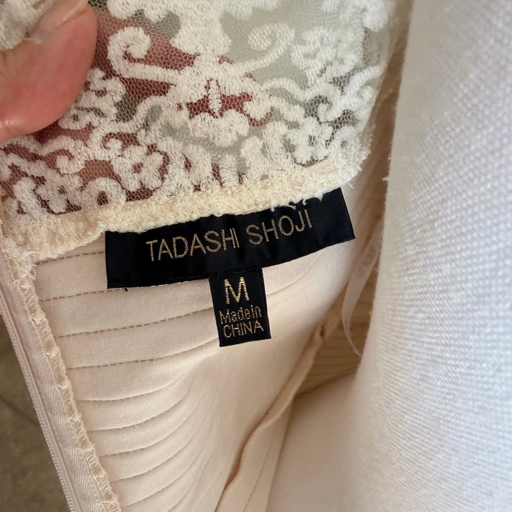 Tadashi Shoji Cream Lace I’M MOVING, MAKE YOUR OFFER! EVERYTHING MUST GO - Picture 4 of 7